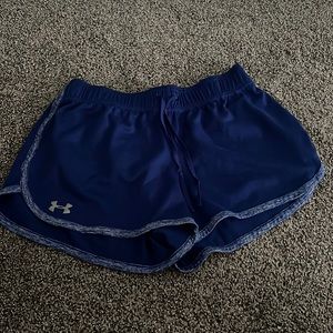 UNDER ARMOUR ROYAL BLUE ATHLETIC SHORTS
